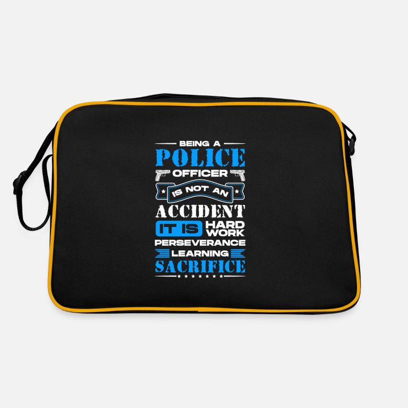 Polizei Sirene Uniform Retro Tasche