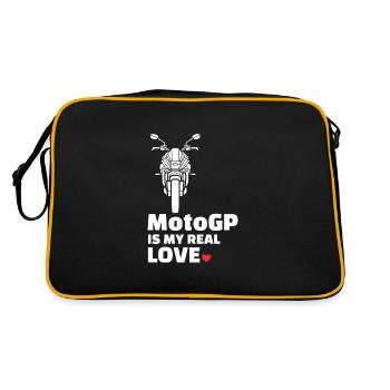 J’adore le Motogp - Sac Retro - noir/or - Dos