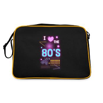 Luminous Colors Cool Nostalgia Party - Retro Bag - black/gold - Back
