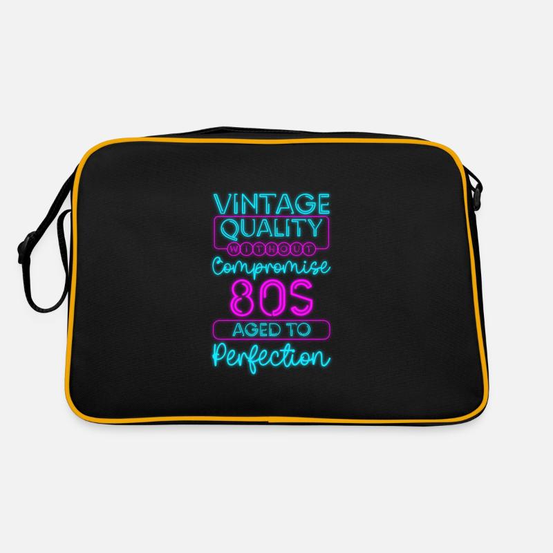 Leuchtfarben Cool Nostalgie Retro Tasche
