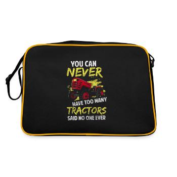 Tracteurs tracteurs tracteurs - Sac Retro - noir/or - Dos