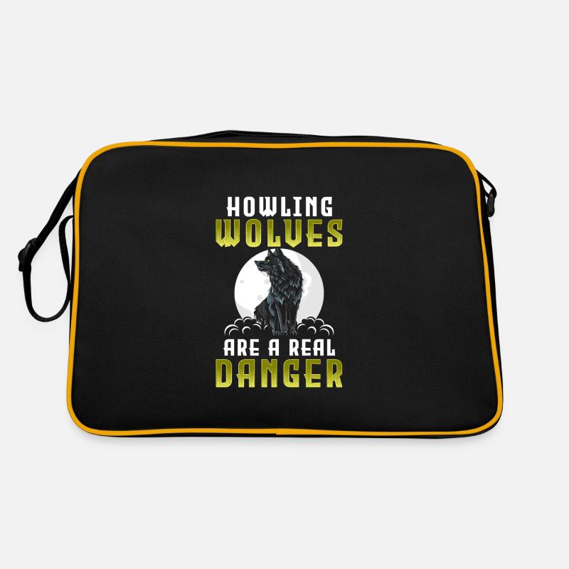 Wolf Mystic Moon Retro Bag