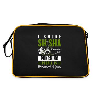 Fumée de narguilé Fumer turc - Sac Retro - noir/or - Dos