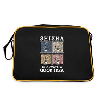 Hookah Cigarette - Retro Bag - black/gold - Back