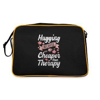 Love Closeness Cuddly Tenderness - Retro Bag - black/gold - Back