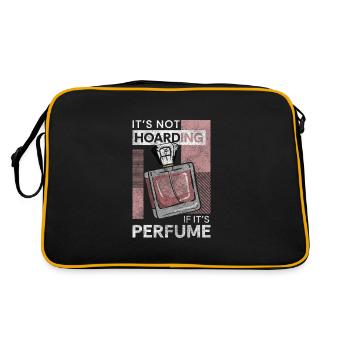 Flacon de parfum Soin du corps Spray parfumé - Sac Retro - noir/or - Dos