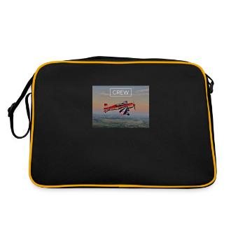 YAK54 SUNSET - Retro Tasche - Schwarz/Gold - Hinten