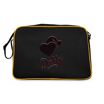 Warm Daddy - Retro Bag - black/gold - Back