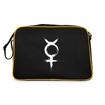 Planetary symbols Astronomical symbols Mercury - Retro Bag - black/gold - Back