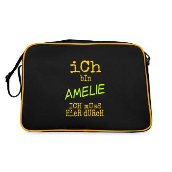 Amélie dans le rôle d’Amélie - Sac Retro - noir/or - Dos
