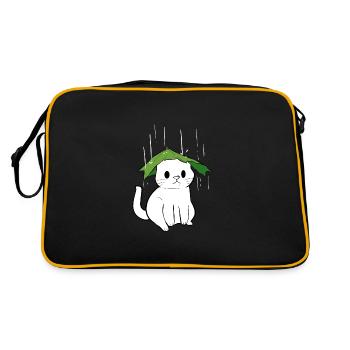 Umbrella Cute Pet Owner Gift - Retro Bag - black/gold - Back