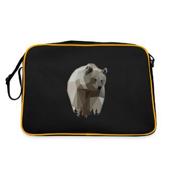 Ours brun sauvage - Sac Retro - noir/or - Dos