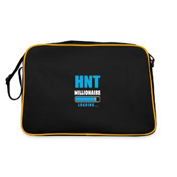 Krypto Crypto Helium Mining HNT Bitcoin Blockchain - Sac Retro - noir/or - Dos