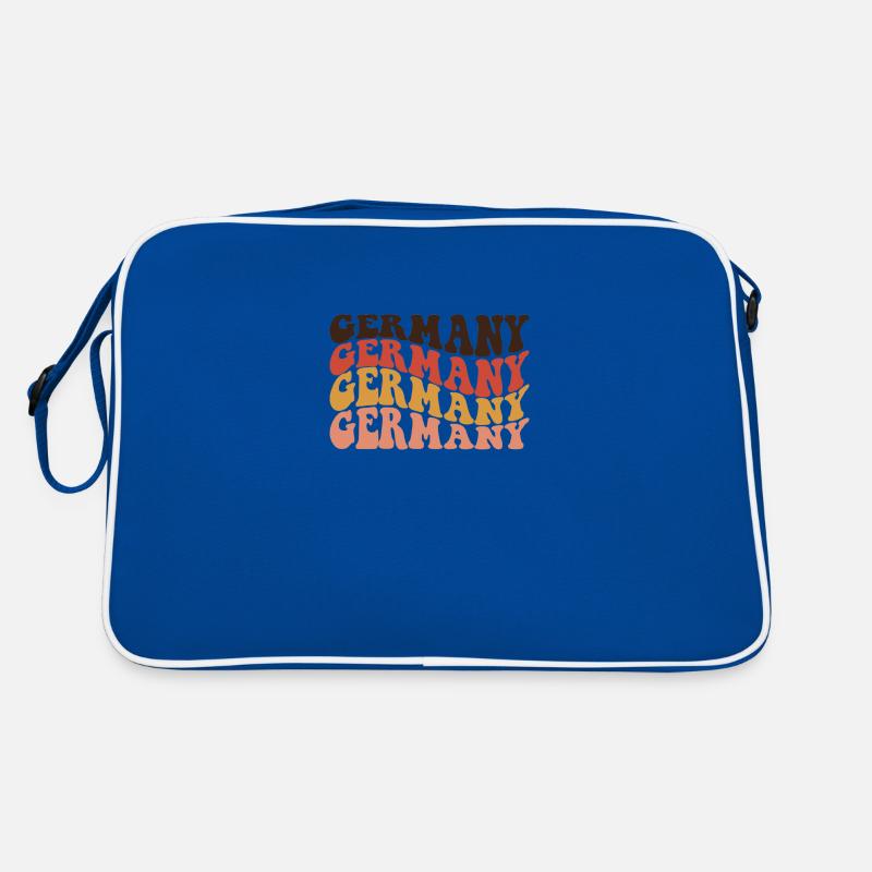 Germany Retro Text Layers Retro Tasche