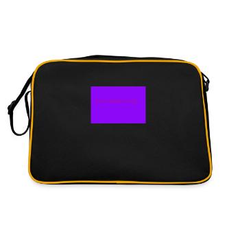 Zoom and boom zac - Retro Bag - black/gold - Back