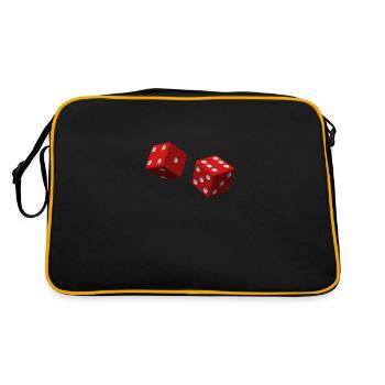 dés rouges - Sac Retro - noir/or - Dos