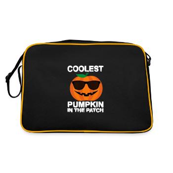 La citrouille la plus cool du patch - Sac Retro - noir/or - Dos