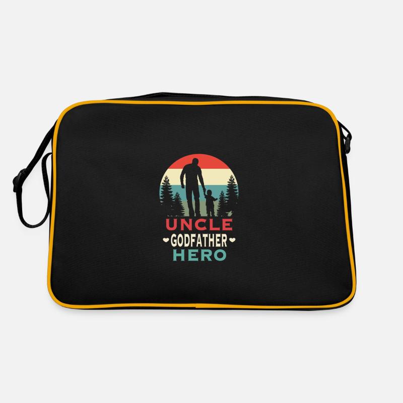 Oncle Parrain Héros Cadeau pour Parrain Sac Retro