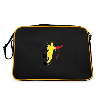 Belgique - Sac Retro - noir/or - Dos