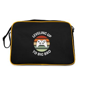 Monter de niveau vers Big Brother - Sac Retro - noir/or - Dos