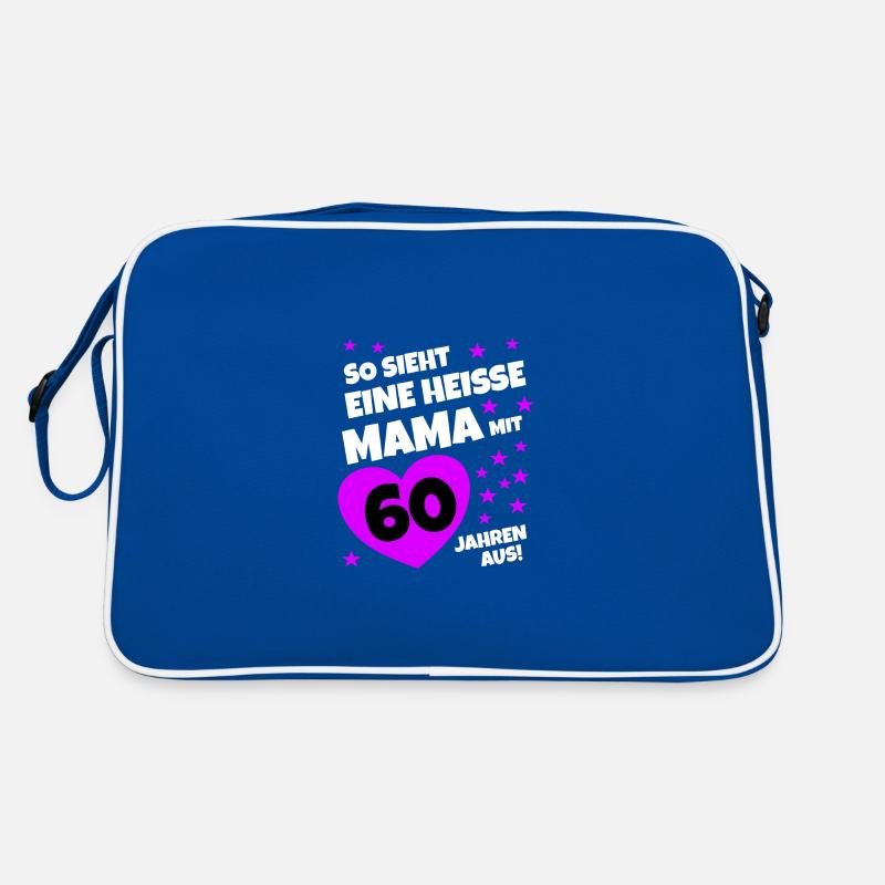 So sieht eine Mama mit 60 Jahren aus Retro Tasche