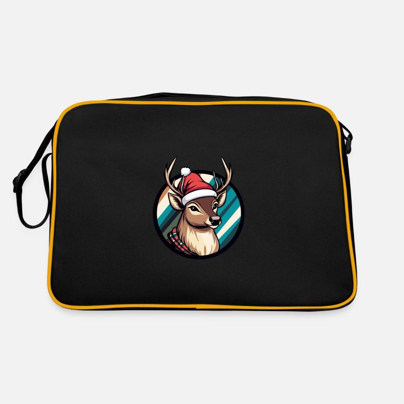 Cerf Noël Noël Sac Retro