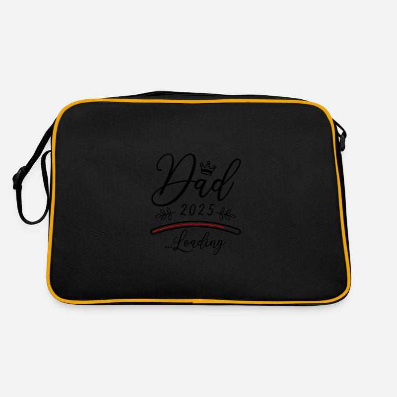 Dad 2025 Loading Papa Spruch Retro Tasche