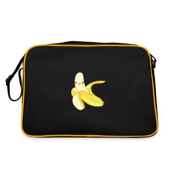 Banane - Sac Retro - noir/or - Dos