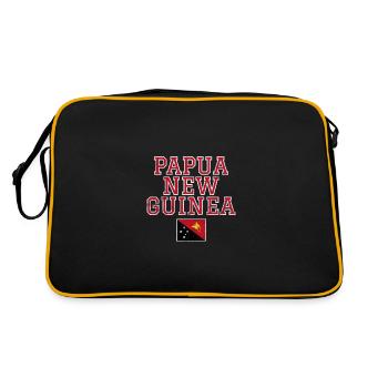 Papouasie-Nouvelle-Guinée - Sac Retro - noir/or - Dos