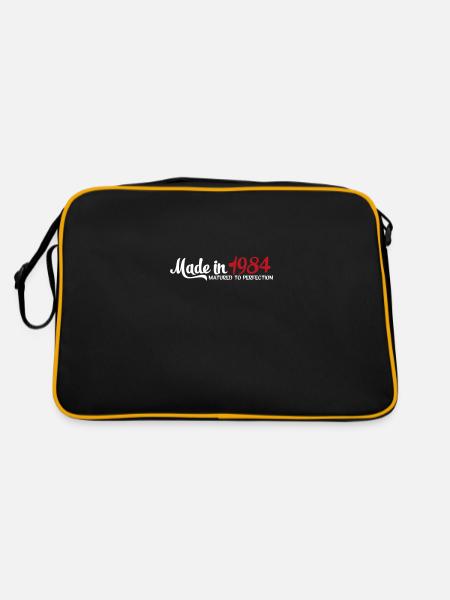 1984 - Retro Tasche - Schwarz/Gold