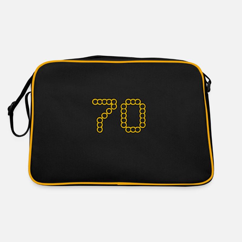 70. 70 ANS. 70e ANNIVERSAIRE. ANNIVERSAIRE 70 ANS. Sac Retro