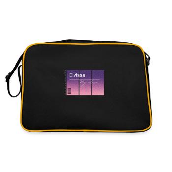 Eivissa, Ibiza, mon amour. Souvenir AVEC données GPS - Sac Retro - noir/or - Dos
