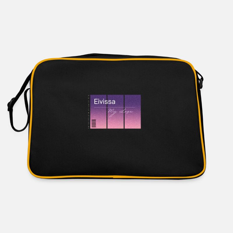 Eivissa, Ibiza, mon amour. Souvenir AVEC données GPS Sac Retro