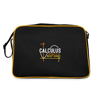 Calculus Is Rocket Science - Retro Bag - black/gold - Back