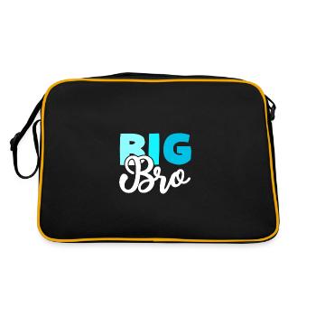 BIG BRO Brother - Retro Bag - black/gold - Back