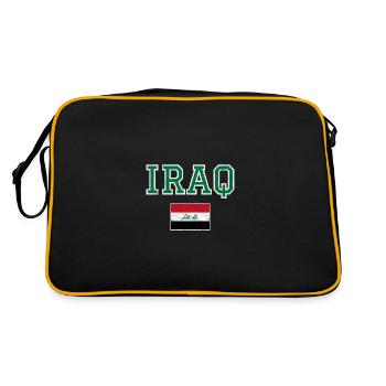 Iraq - Retro Bag - black/gold - Back