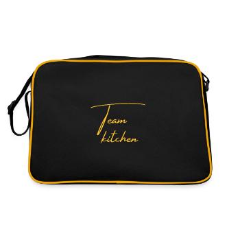 Team Kitchen - Retro Bag - black/gold - Back