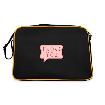 COUPLE. JUST MARRIED. bachelorette party. SAINT VALENTINE. MARIES - Retro Bag - black/gold - Back