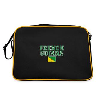 French Guiana - Retro Bag - black/gold - Back