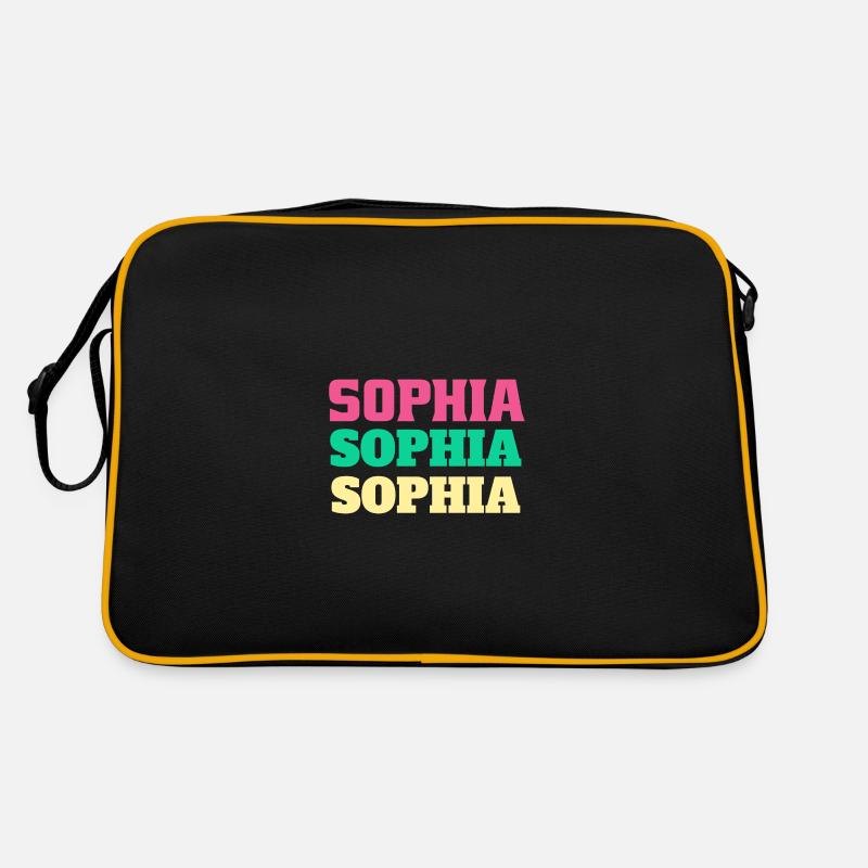 Sophia Geburtstag Geschenke Name Vorname Retro Tasche
