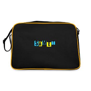 Pareil, je le vois de cette façon aussi. Parole jeunesse - Sac Retro - noir/or - Dos