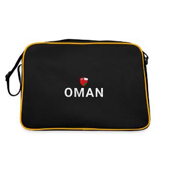 Oman - Sac Retro - noir/or - Dos