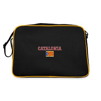 Catalogne - Sac Retro - noir/or - Dos