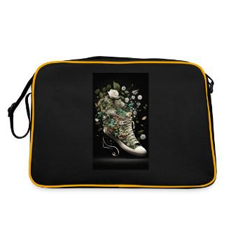 Chaussure - Sac Retro - noir/or - Dos