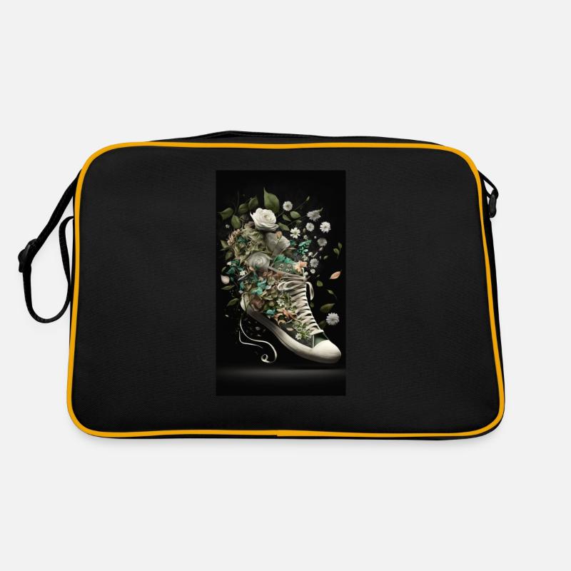 Chaussure - Sac Retro - noir/or