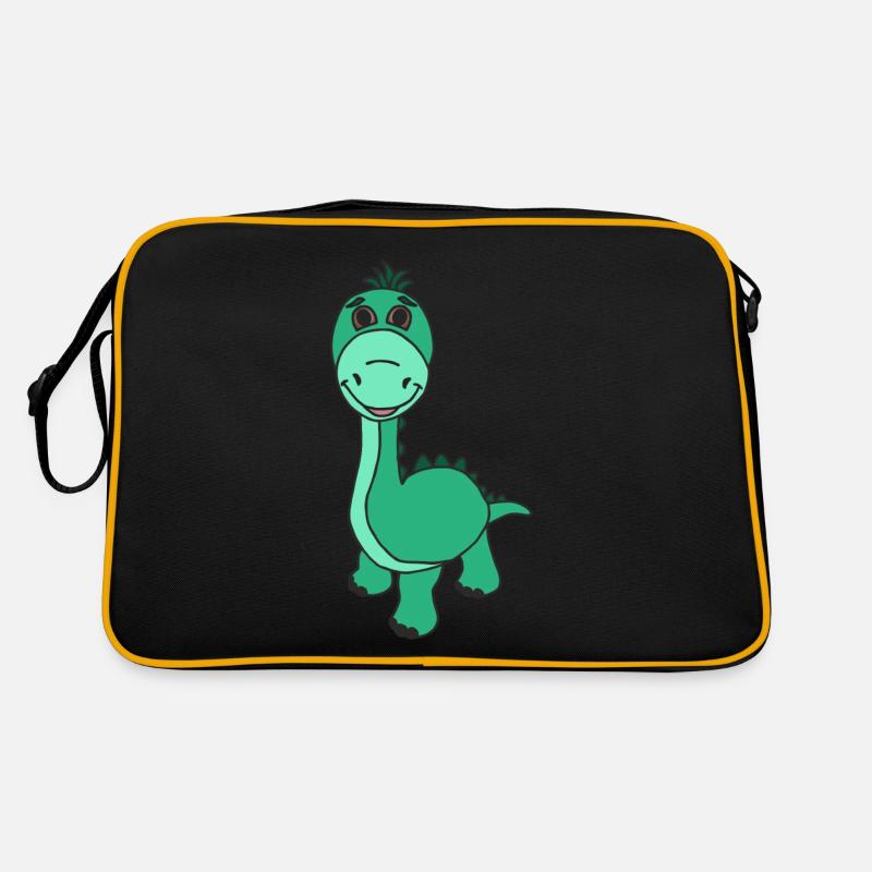 Süßer Dino Retro Tasche