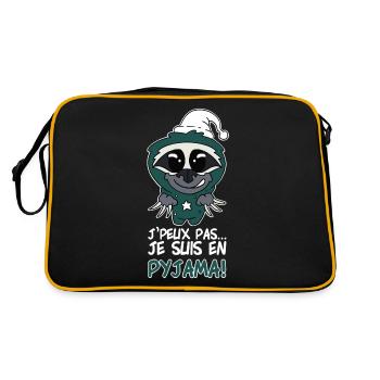 Je peux pas - Sac Retro - noir/or - Dos