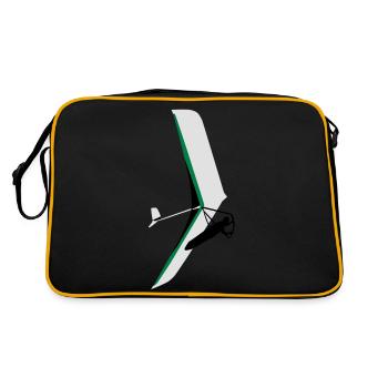Hangglider Atos - Retro Bag - black/gold - Back