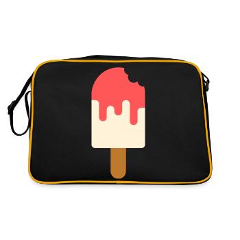 Glace - IceCream - Sac Retro - noir/or - Dos