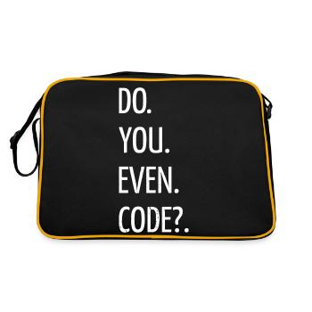 Christmas Carols Informatics Awesome - Retro Bag - black/gold - Back